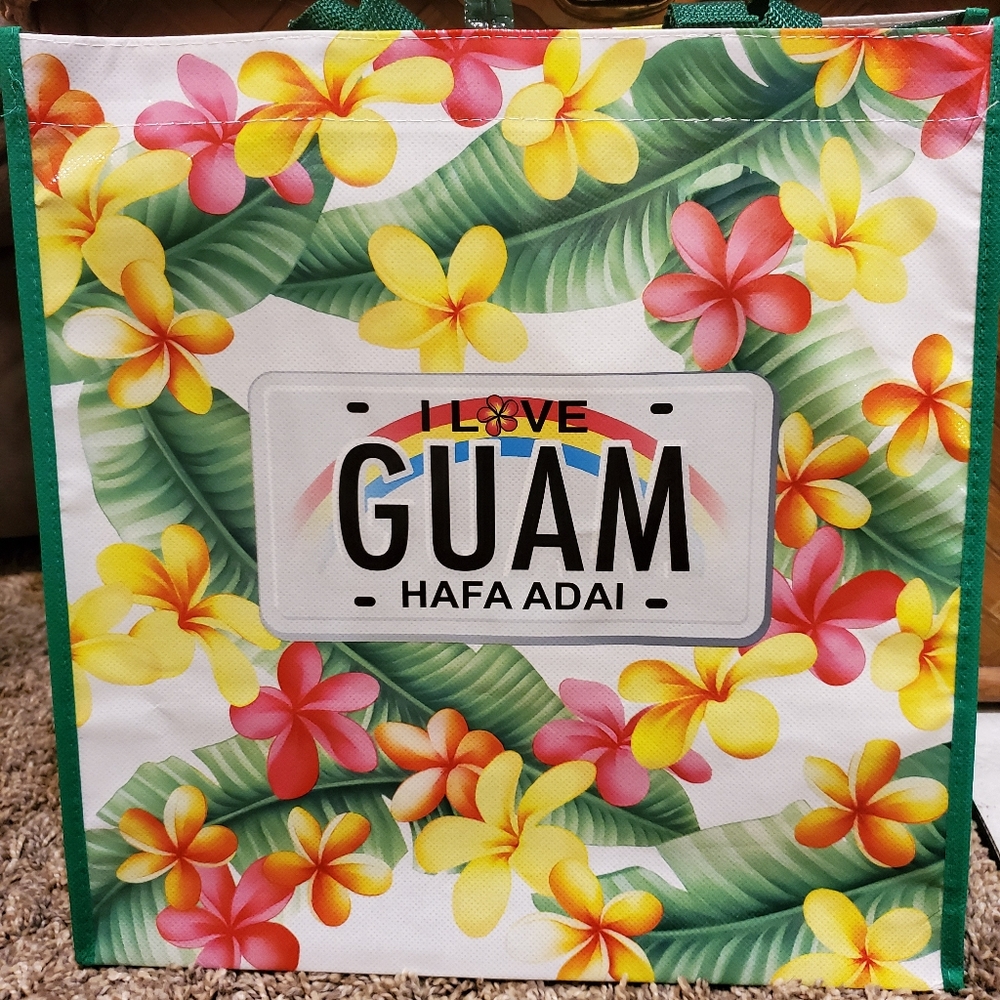 Reusable Guam shopping bag.